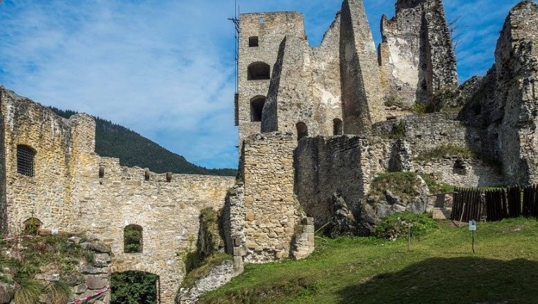 Castle Litava (ruin), Čelovce, Veľký Krtíš District, Slovakia, Slovakia